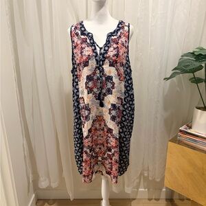 Target Xhilaration Multicolor Patterned Swim Cover-Up Dress size XXL